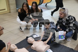 Метростанция „Софийски университет“ - обучителна кампания