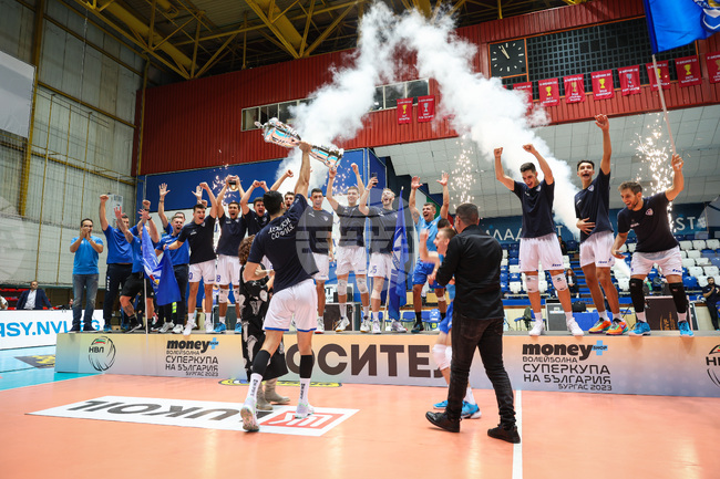 Бургас - волейбол - Суперкупа на България - награждаване
