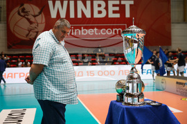 Бургас - волейбол - Суперкупа на България - награждаване - Любомир Ганев