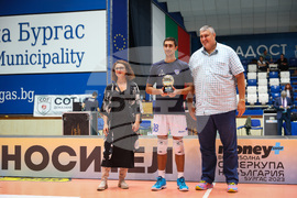 Бургас - волейбол - Суперкупа на България - награждаване