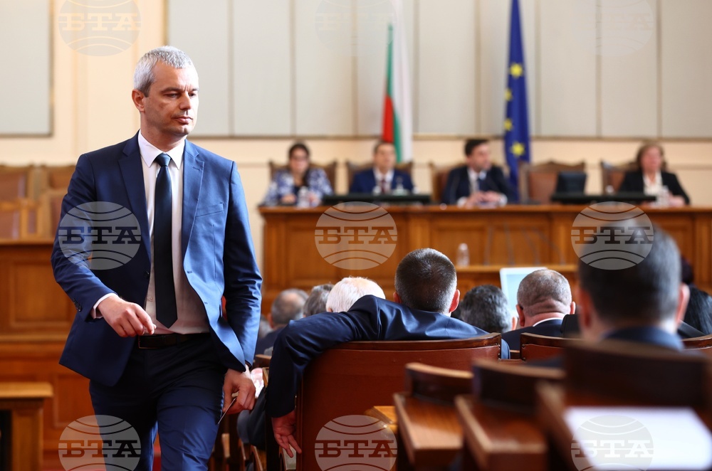 Парламент - Костадин Костадинов - заседание