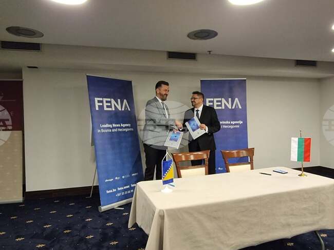 БТА и ФЕНА подписаха споразумение за сътрудничество 
