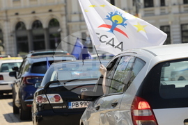 Протестно автошествие - синдикат „Защита”