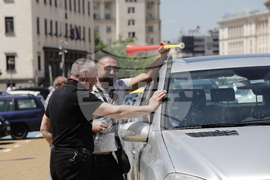 Протестно автошествие - синдикат „Защита”