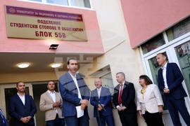 УНСС - откриване на реновирания блок 55 "В"