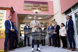 УНСС - откриване на реновирания блок 55 "В"