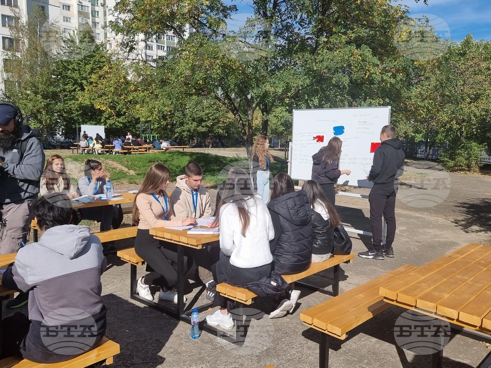 Училище - зелено пространство