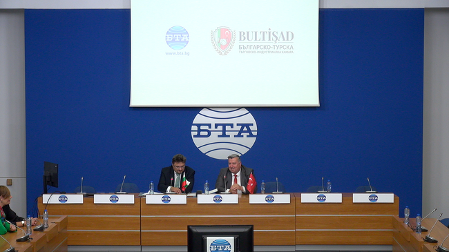 Подписване на договор за партньорство между Българската телеграфна агенция (БТА) и Българо-турската търговско-индустриална камара (БТТИК)