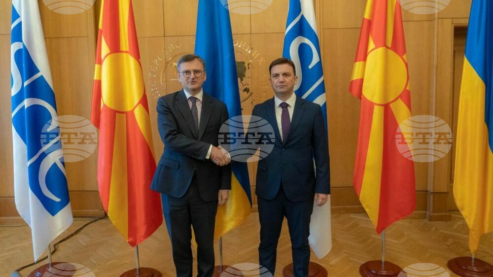 OSCE Chair Bujar Osmani Meets with Ukrainian Foreign Minister Dmytro Kuleba