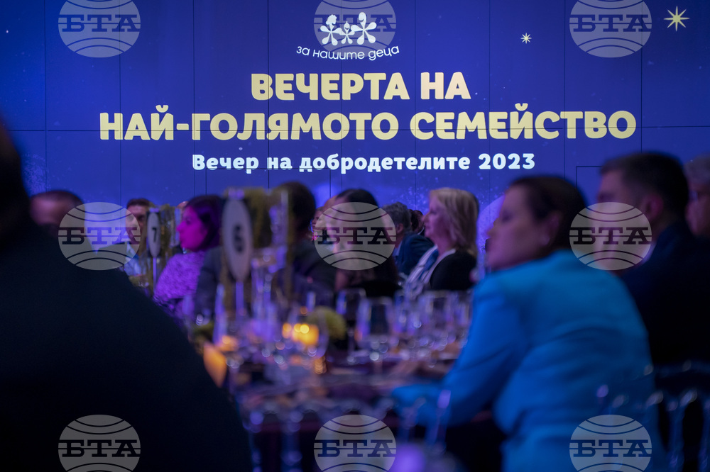 Фондация „За Нашите Деца“14-тата: Вечер на добродетелите набра 260 000 лв. в подкрепа на ранното детско развитие