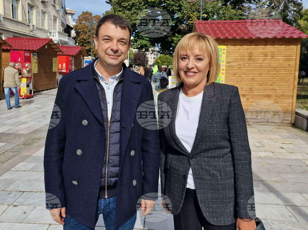 Независимият кандидат за кмет на Силистра Александър Сабанов получи подкрепа от лидера на „Изправи се България“ Мая Манолова