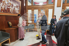 Бургас - Апостол Карамитев - бронзова отливка