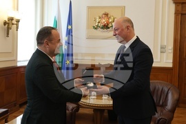 Росен Желязков - Иво Димитров - плакет - връчване