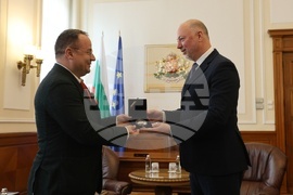 Росен Желязков - Иво Димитров - плакет - връчване