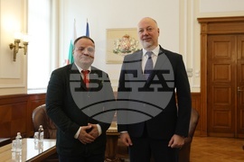 Росен Желязков - Иво Димитров - плакет - връчване