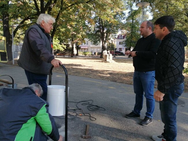 Община Видин: Нови 50 кошчета за отпадъци заменят старите в парк „Рова“
