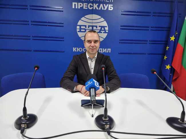 Пресконференция на кандидатът за кмет на Кюстендил Огнян Атанасов