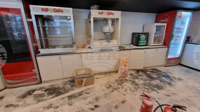 Търговски обект - пожар