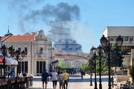 Видин - пожар