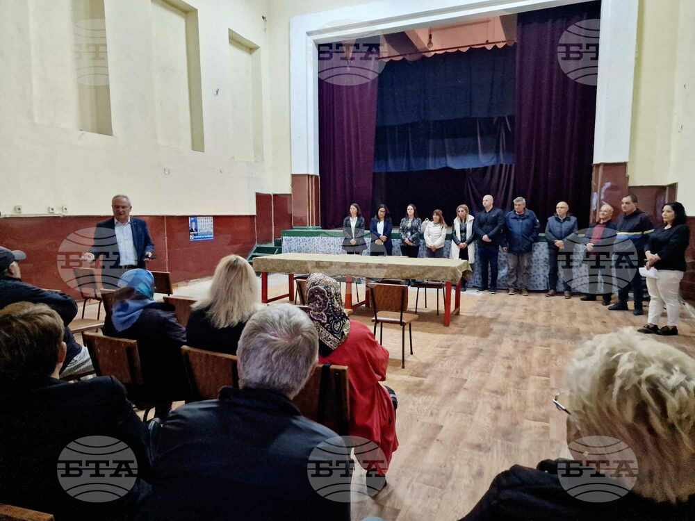 Кандидатът на ГЕРБ за кмет на Търговище Дарин Димитров се срещна с избиратели в село Голямо Соколово