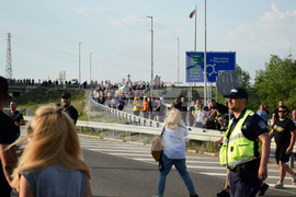 Благоевград - АМ Струма - протест