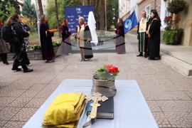 Минно-геоложки университет "Св. Иван Рилски" - патронен празник - монумент на св. Иван Рилски