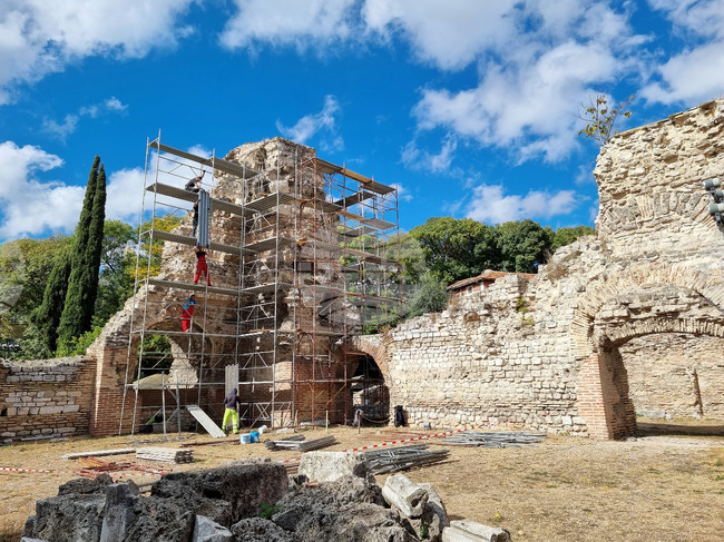 Варна - Римски терми - аварийно укрепване