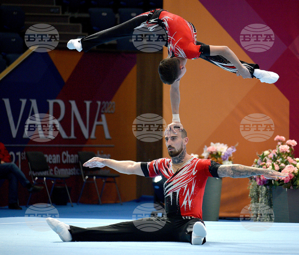 Bulgarian Athletes Win Two Bronze Medals on Last Day of European Acrobatics Championships in Luxembourg
