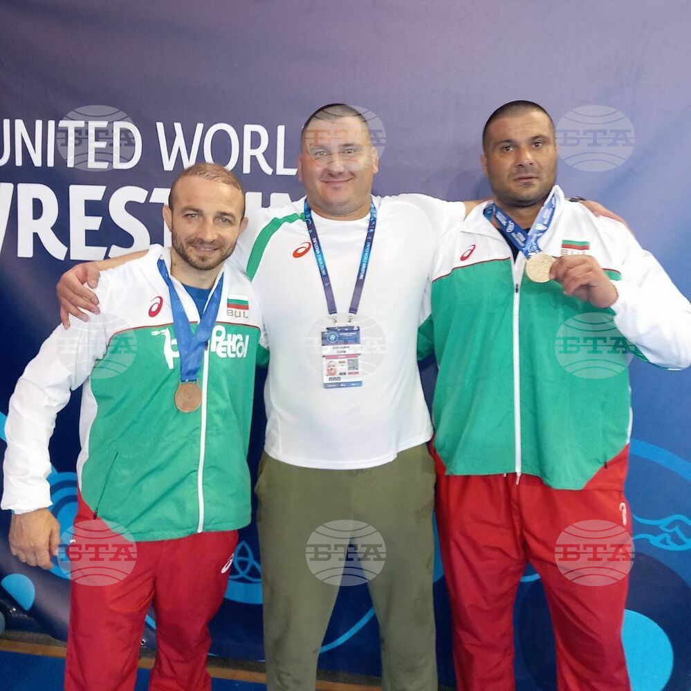 Bulgarian Athletes Win Three Medals at Veterans World Wrestling Championships in Greece