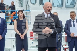 Русе - именуване на новопостроен маневрен кораб „Искър“  - церемония