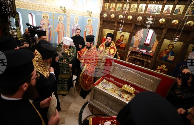 Храм "Св. великомъченица Марина" - мощи на св. Евтимий