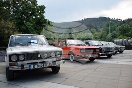 Благоевград - автомобили - ретро парад