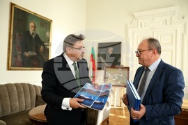 BAS President, BTA Director General Meet on Occasion of Marin Drinov’s Anniversary