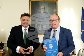 BAS President, BTA Director General Meet on Occasion of Marin Drinov’s Anniversary