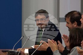 Национален пресклуб на БТА София - Синелибри 2023 - пресконференция - Кирил Вълчев - Жаклин Вагенщайн