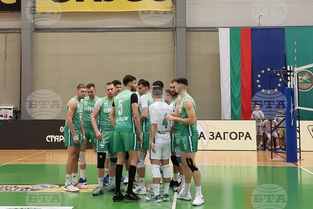 Берое записа категорична победа над Славия в първи мач от 11-ия кръг на волейболното първенство за мъже