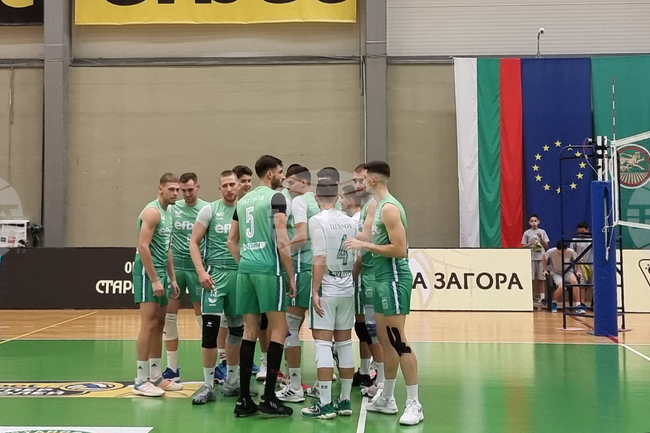 Берое записа категорична победа над Славия в първи мач от 11-ия кръг на волейболното първенство за мъже