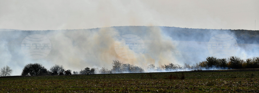 Село Лудогорци - произшествие - пожар
