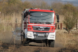 Костинброд - пожар - потушаване