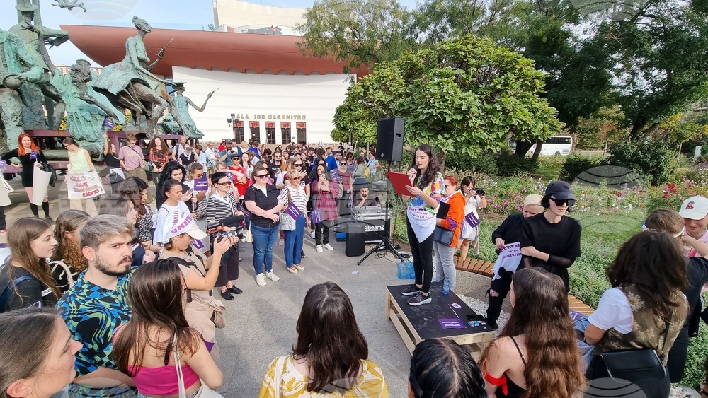 March against Domestic and Sexual Violence Held in Eight Romanian Cities