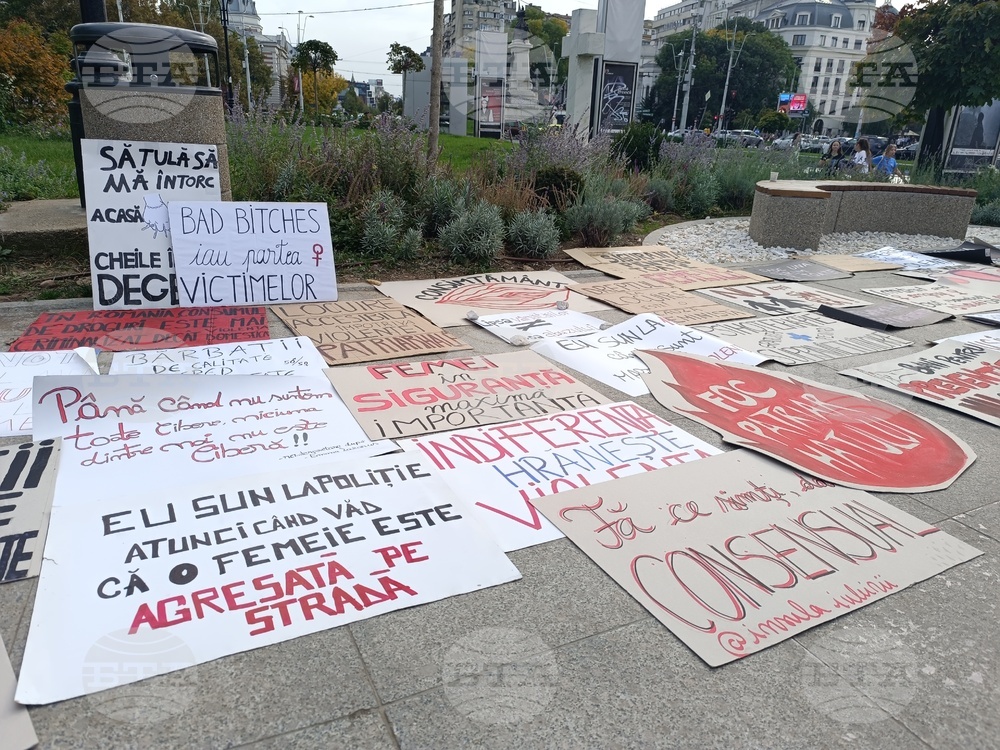 Румъния - Марш в подкрепа на жертвите на домашно насилие