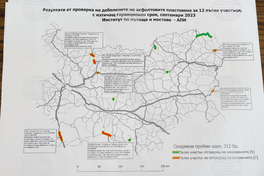 МРРБ - пътна мрежа - проверки - пресконференция