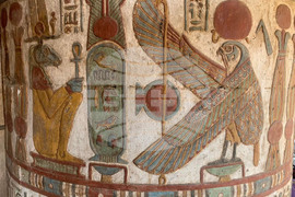 Египет - цветни релефи - откритие