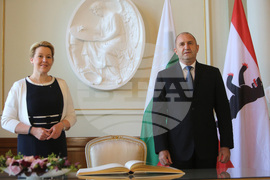 Румен Радев - Франциска Гифай - среща