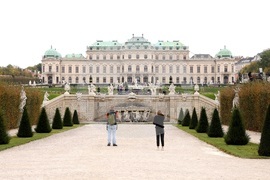 Австрия - Белведере - дворец - изглед