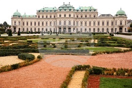 Австрия - Белведере - дворец - изглед