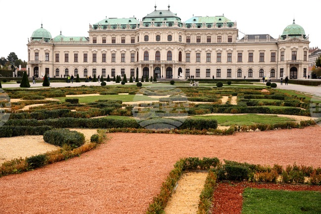 Австрия - Белведере - дворец - изглед