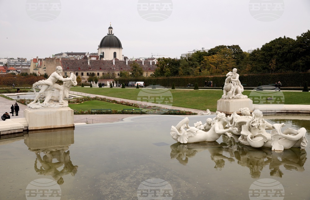Австрия - Белведере - дворец - изглед