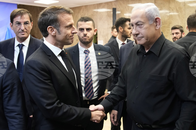 Макрон изрази опасения от ,,непрестанна война” заради обявената израелска операция в Газа