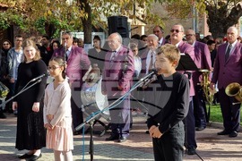 Ямбол - Паметник на ямболските учители - народни будители - откриване